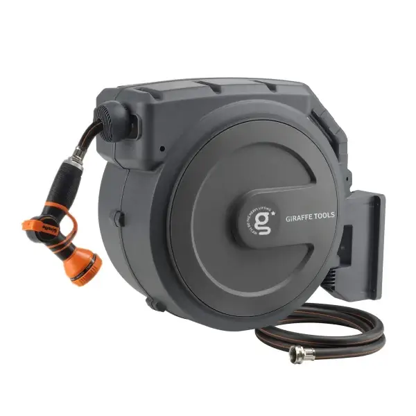 Giraffe Tools Retractable Hose Reel 5/8" x 90 ft