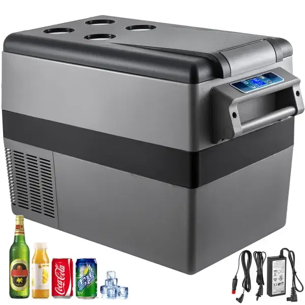 Car Mini Fridge Freezer Portable Cooler DC 110-240V Ice Box for Camping