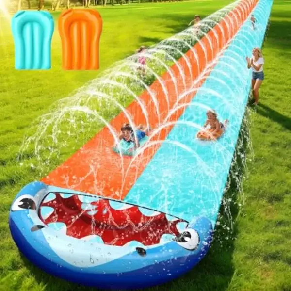 50FT  Lawn Water Slide for Adults XXXL with Sprinkler