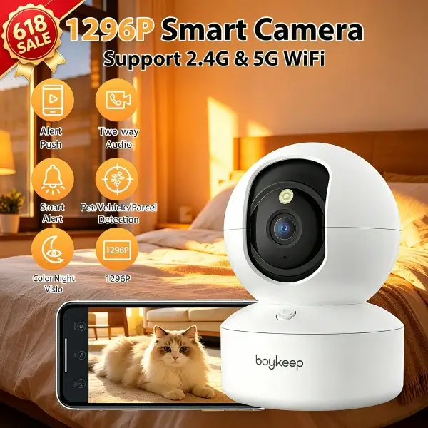 Smart Camera 2K Security Protection Wifi Surveillance