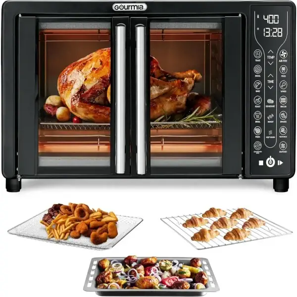 Large 24L Capacity Toaster Oven Air Fryer Combo